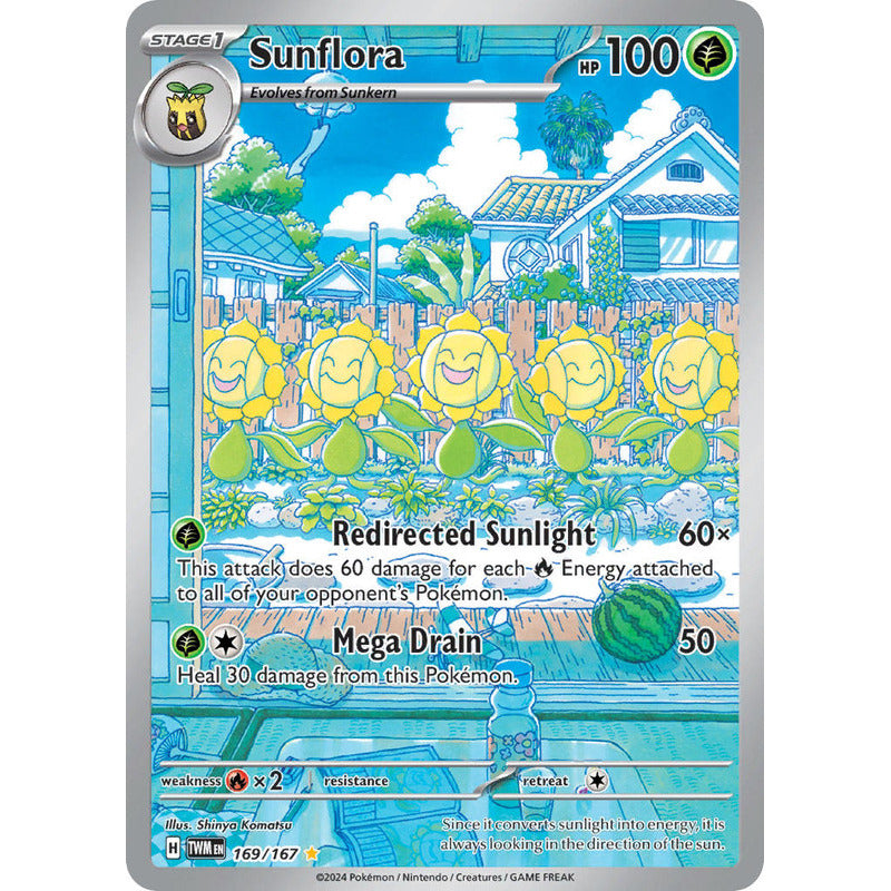 Pokémon Tcg: Twilight Masq - 169/167 - Sunflora