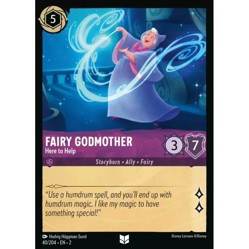 Lorcana: Rotf - 040/216 - Fairy Godmother - Here To Help