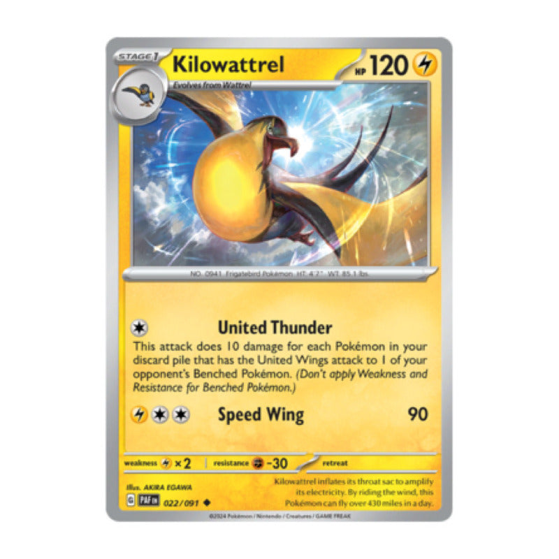 Paldean Fates - 022/091 - Kilowattrel