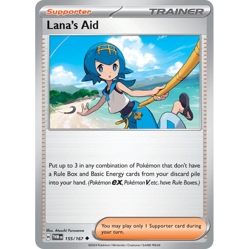 Pokémon Tcg: Twilight Masq - 155/167 - Lana's Aid [reverse]