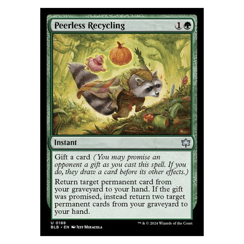 Mtg: Bloomburrow - 188 - Peerless Recycling [foil]