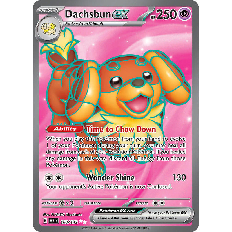 Pokémon Tcg: Stellar Crown - 160/142 - Dachsbun Ex