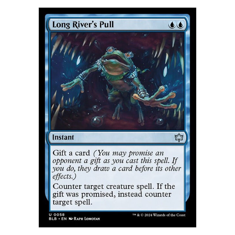 Mtg: Bloomburrow - 058 - Long River's Pull [foil]