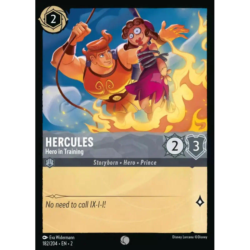 Lorcana: Rotf - 182/216 - Hercules - Hero In Training