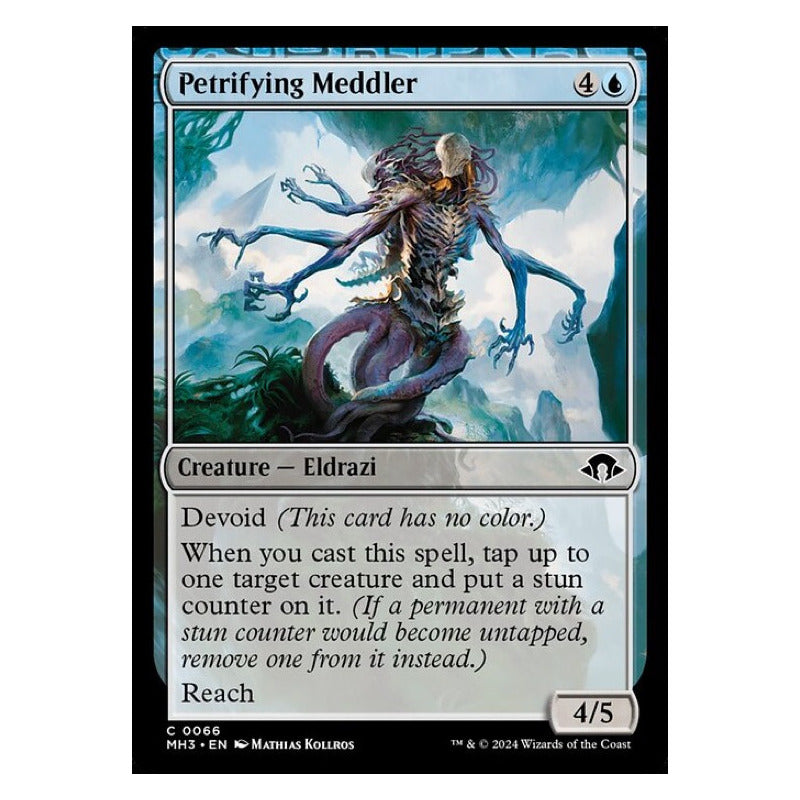 Mtg: Mh3 - 066 - Petrifying Meddler [foil]