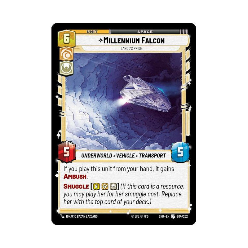 Star Wars Tcg: Sotg - 204/262 - Millennium Falcon [foil]