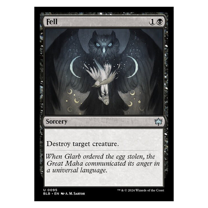 Mtg: Bloomburrow - 095 - Fell [foil]