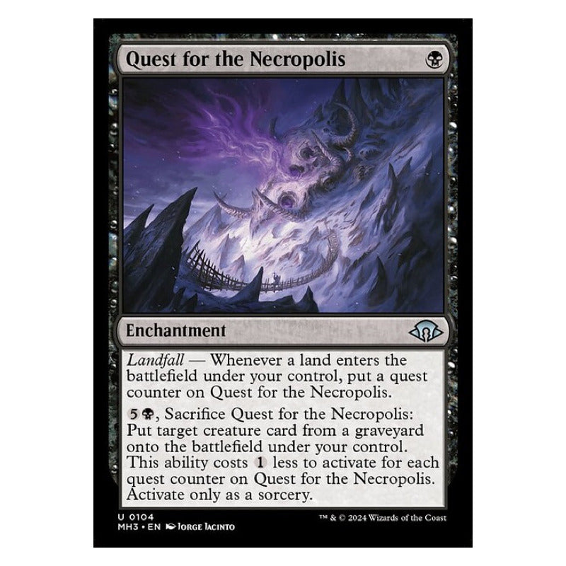 Mtg: Mh3 - 104 - Quest For The Necropolis [foil]