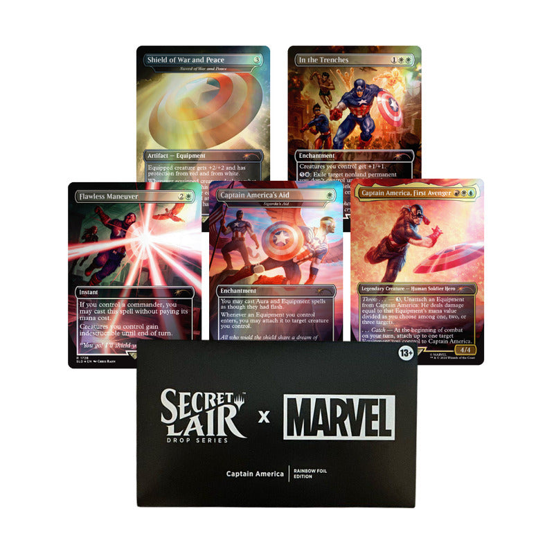 Mtg: Secret Lair Marvel - Captain America [foil]