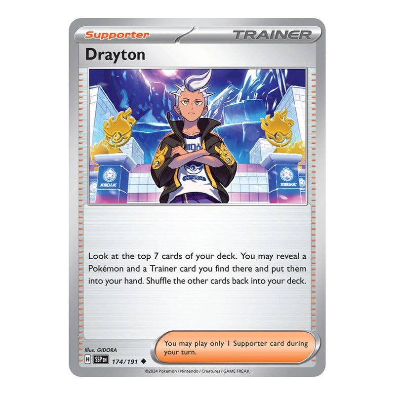 Pokémon Tcg: Surging Sparks - 174/191 - Drayton