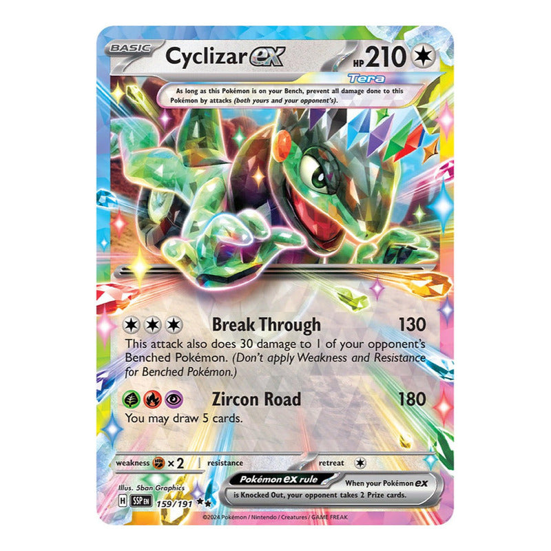 Pokémon Tcg: Surging Sparks - 159/191 - Cyclizar Ex