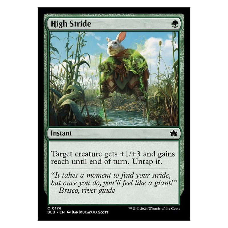 Mtg: Bloomburrow - 176 - High Stride [foil]