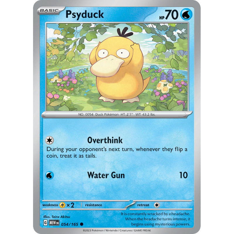 Pokémon Tcg: 151 - 054/165 - Psyduck