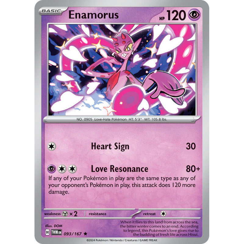 Pokémon Tcg: Twilight Masq - 093/167 - Enamorus [reverse]