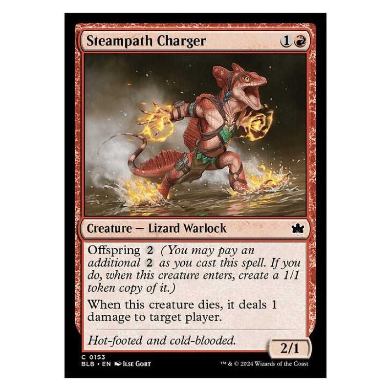 Mtg: Bloomburrow - 153 - Steampath Charger [foil]