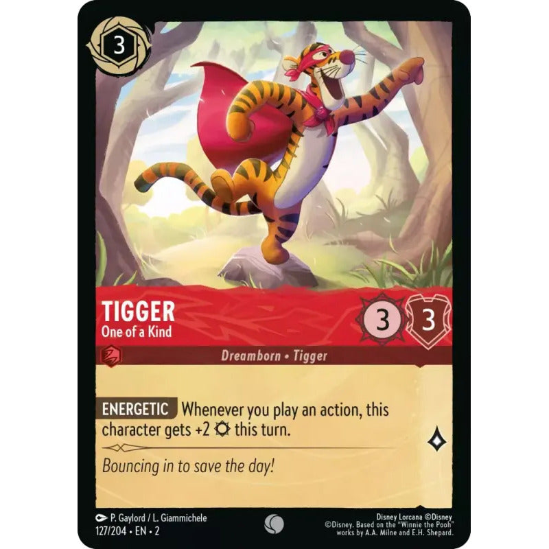 Lorcana: Rotf - 127/216 - Tigger - One Of A Kind