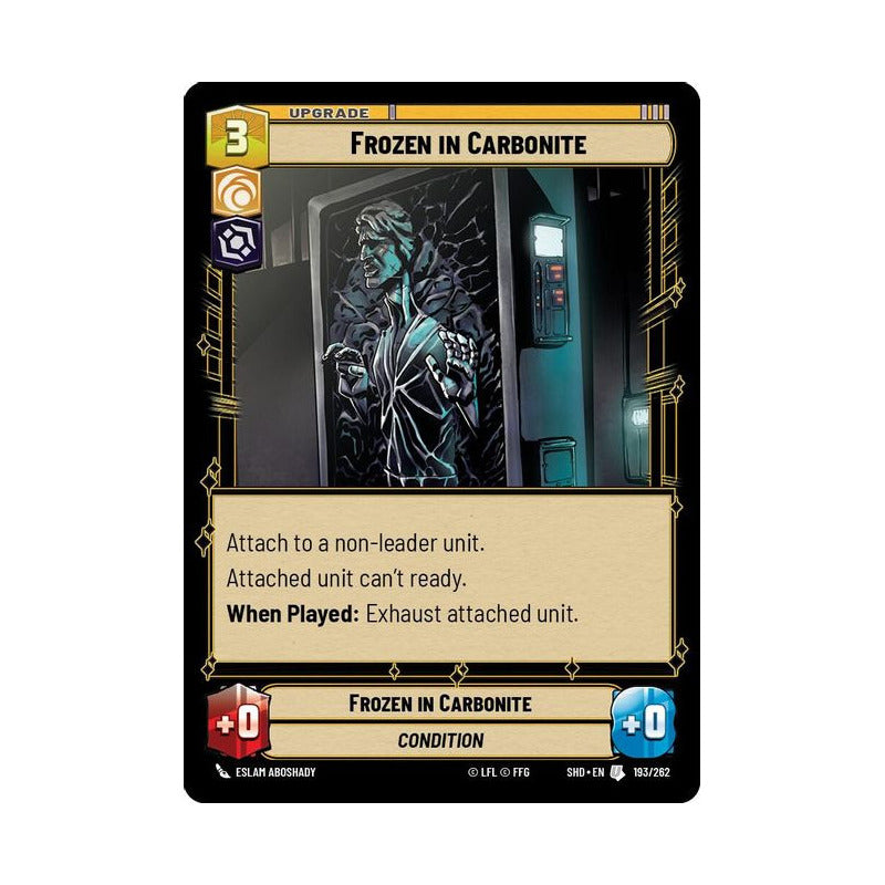 Star Wars Tcg: Sotg - 193/262 - Frozen In Carbonite [foil]