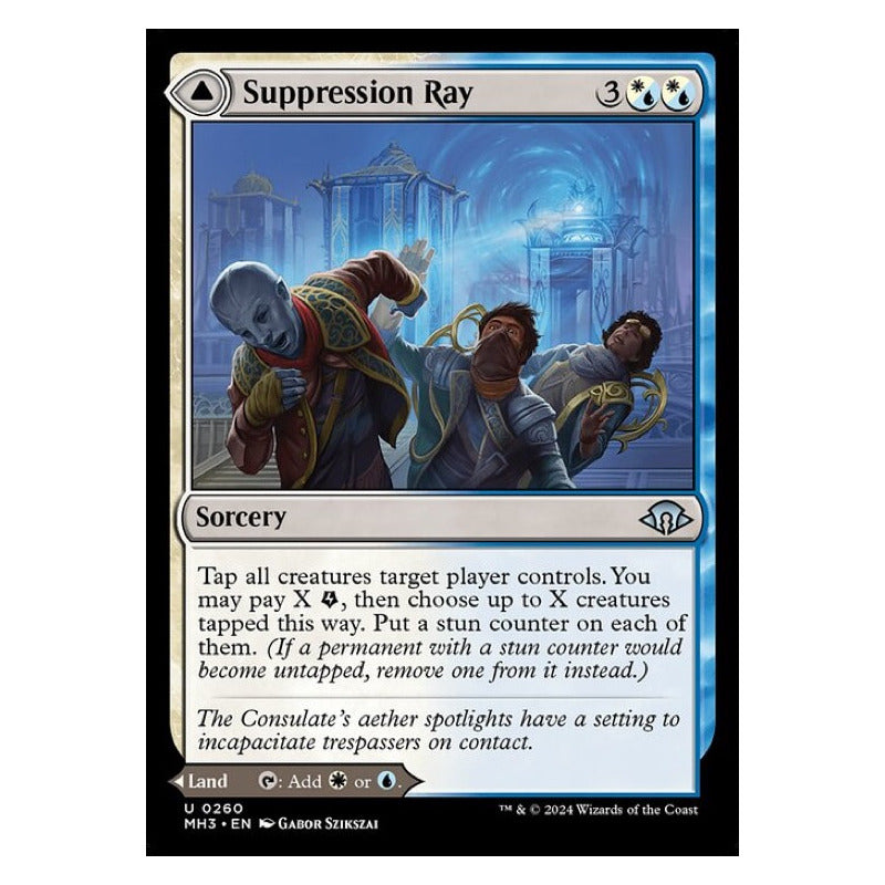 Mtg: Mh3 - 260 - Suppression Ray // Orderly Plaza [foil]