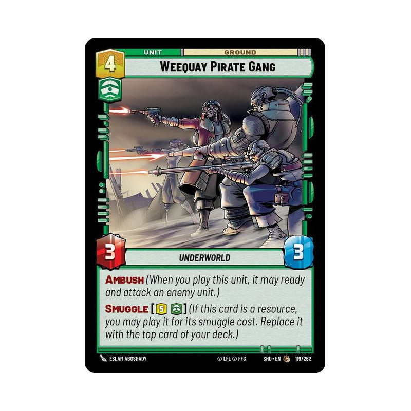 Star Wars Tcg: Sotg - 119/262 - Weequay Pirate Gang [foil]