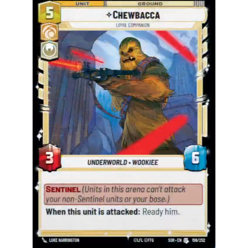 Star Wars Tcg: Sor - 196/268 - Chewbacca [foil]