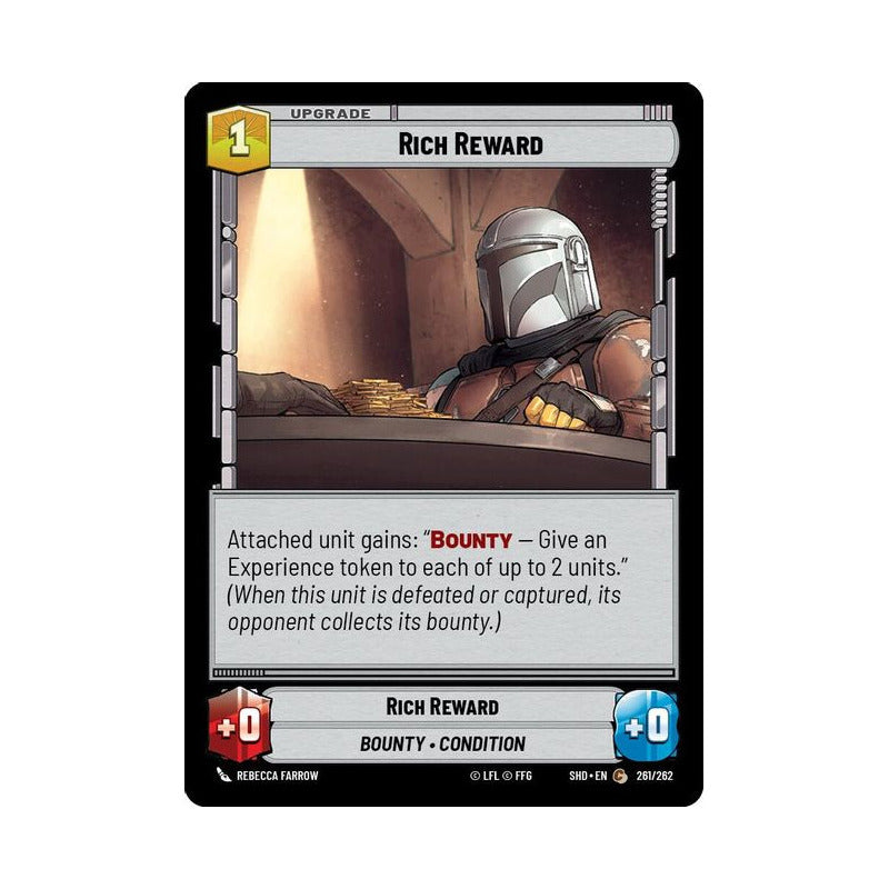 Star Wars Tcg: Sotg - 261/262 - Rich Reward [foil]