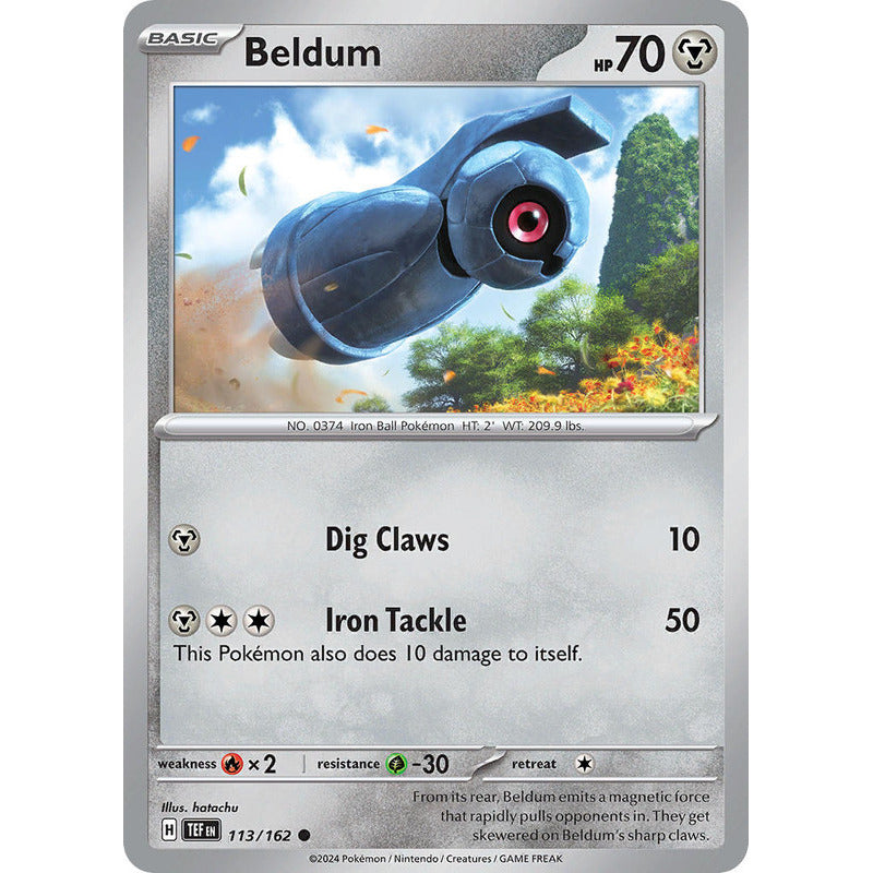 Temporal Forces - 113/162 - Beldum (reverse)