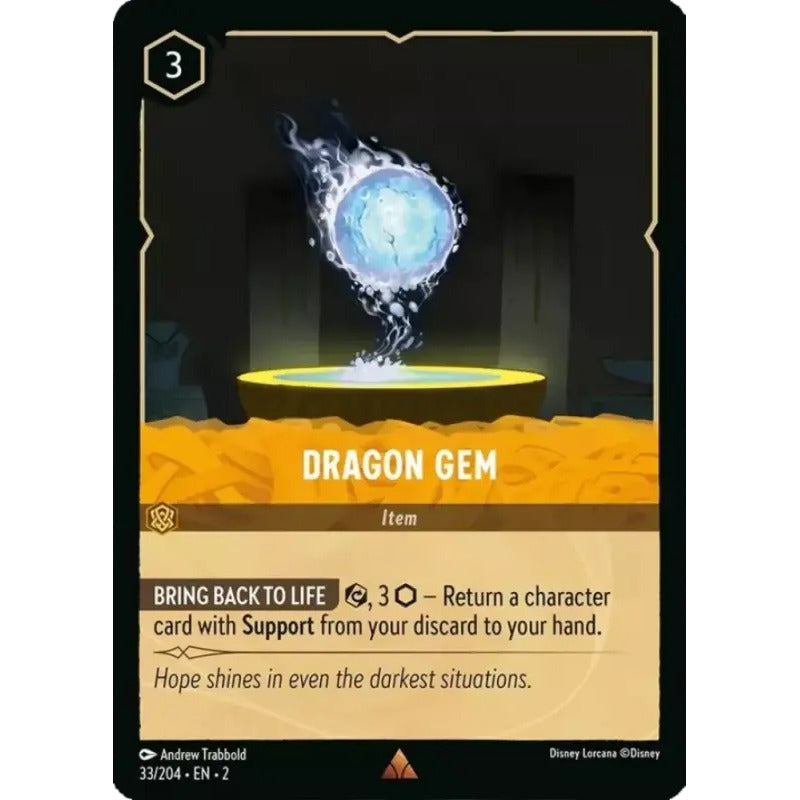 Lorcana: Rotf - 033/216 - Dragon Gem