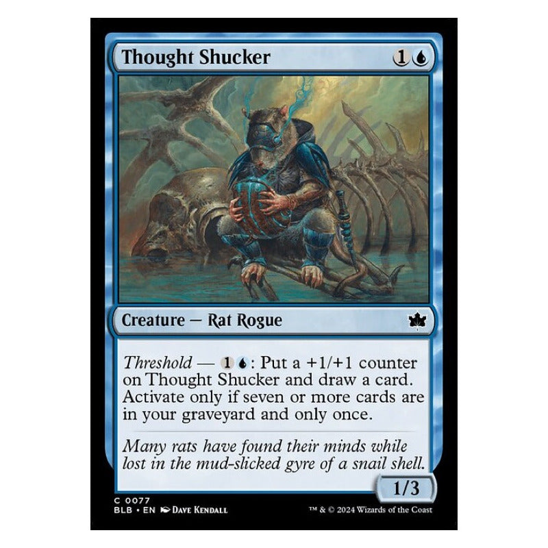 Mtg: Bloomburrow - 077 - Thought Shucker [foil]