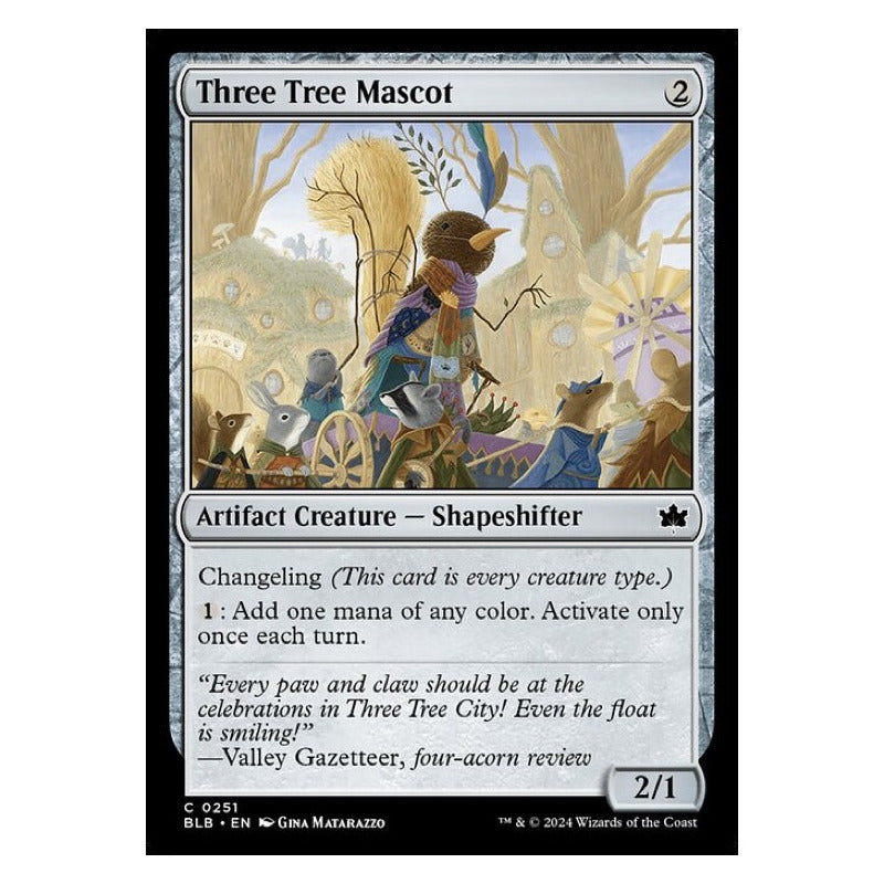 Mtg: Bloomburrow - 251 - Three Tree Mascot [foil]