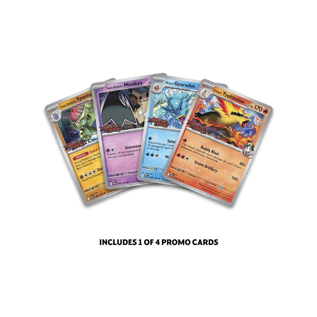 Pokemon TCG Destined Rivals Case Build and Battle - Inglés