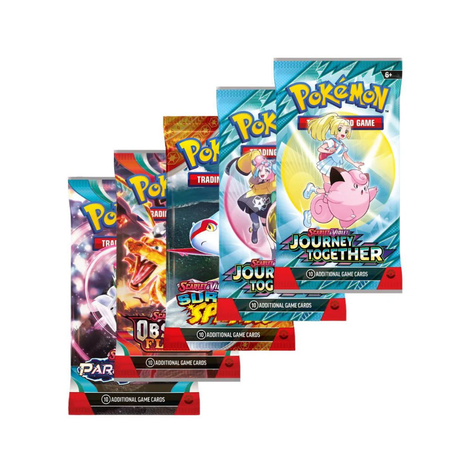 Pokemon TCG Slashing Legends Koraidon Ex & Zacian Ex (Par) Summer 2025 Ingles (10 SOBRES)