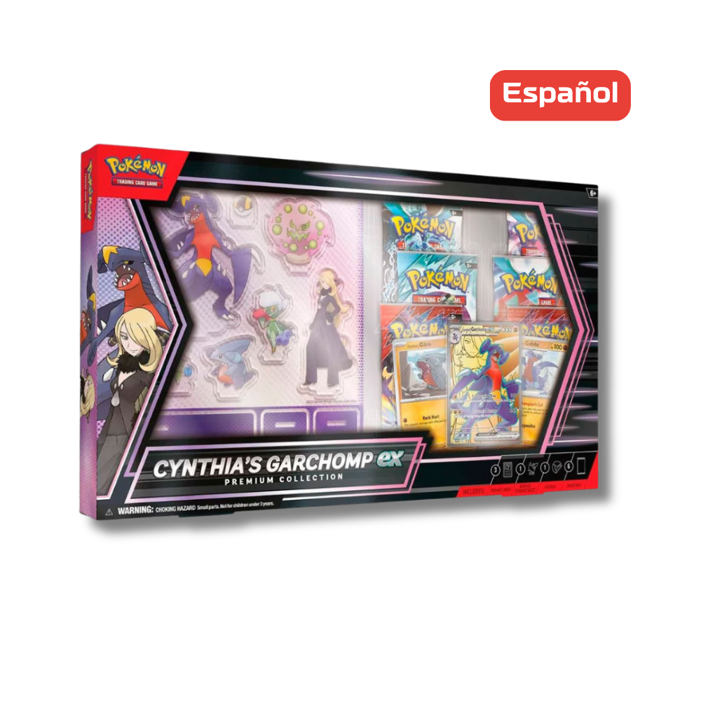 Pokemon TCG - Cynthia's Garchomp EX - Premium Collection - Español