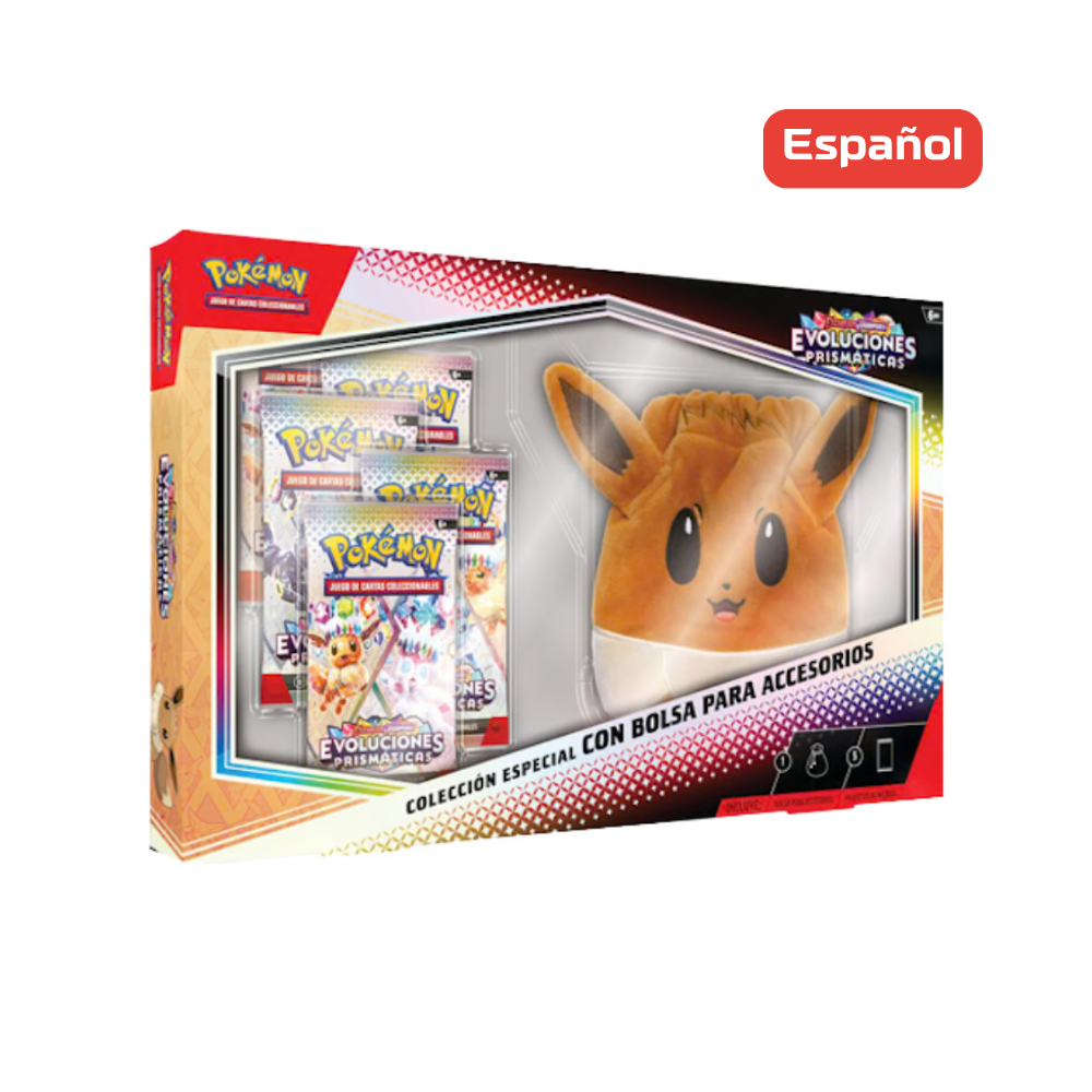 Pokémon TCG - Eevee Accessory Pouch Special Collection - Prismatic Evolutions - Español