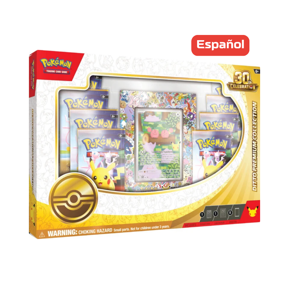 (PREVENTA) Pokémon TCG - 30th Celebration - Ditto Premium Collection - Español (LIMITADO A 2 - LEER DESCRIPCIÓN)