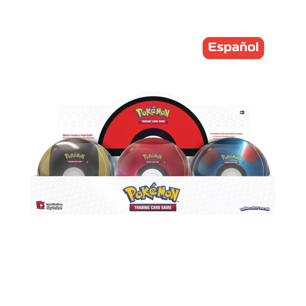Pokémon TCG - Best of 2021 - Pokeball Tin Display - Reprint - Español