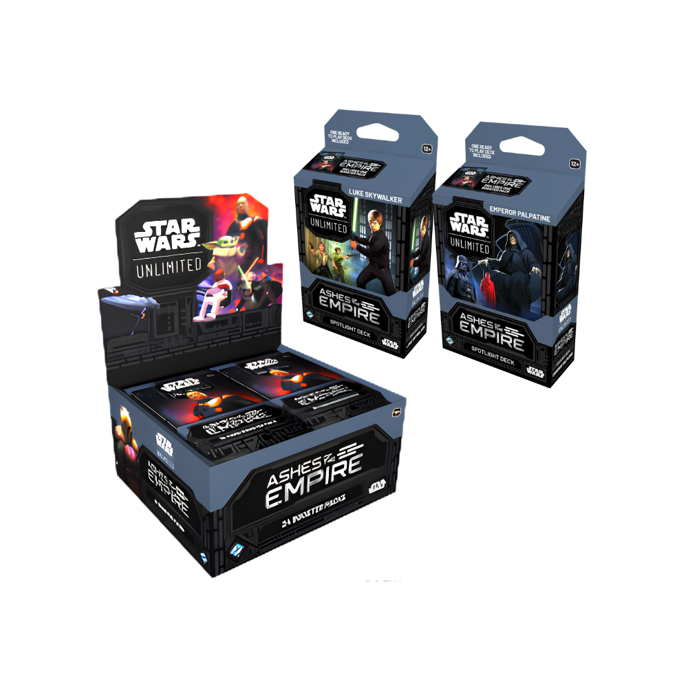 COMBO EMPIRE - Star Wars Unlimited - Ashes of the Empire - Booster Display / Decks