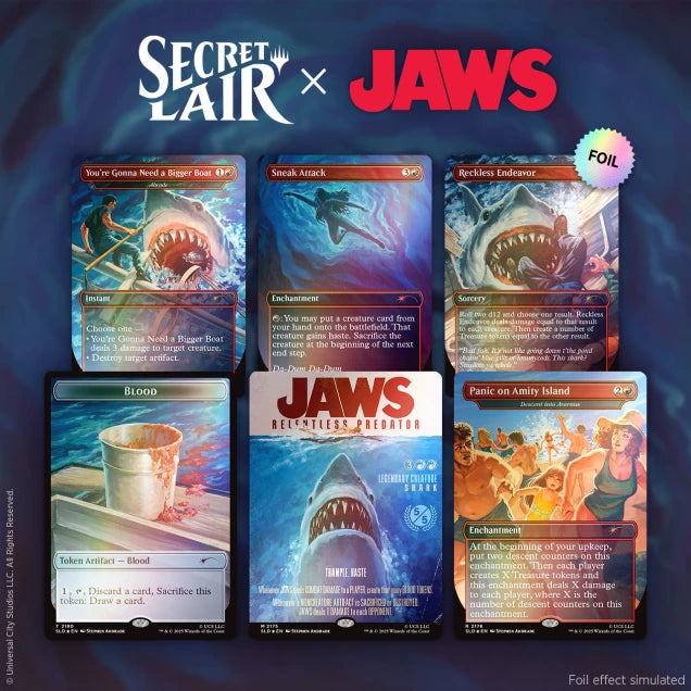 (VENTA ANTICIPADA) MTG Secret Lair x Jaws: Terror of Amity Island [Foil] (LEER DESCRIPCION)