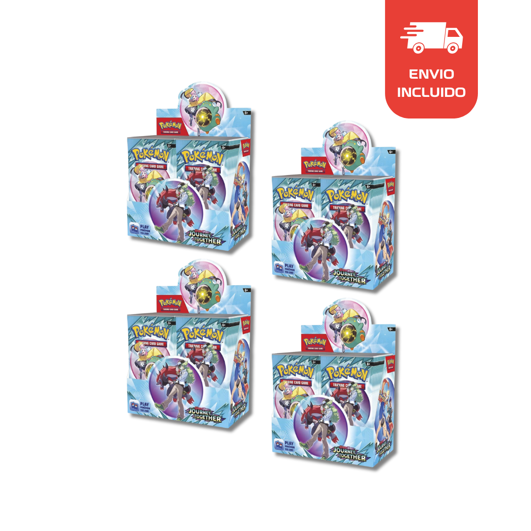 (PREVENTA) 4 Booster Display Box - Journey Together - Inglés (APARTADO LEER DESCRIPCION)