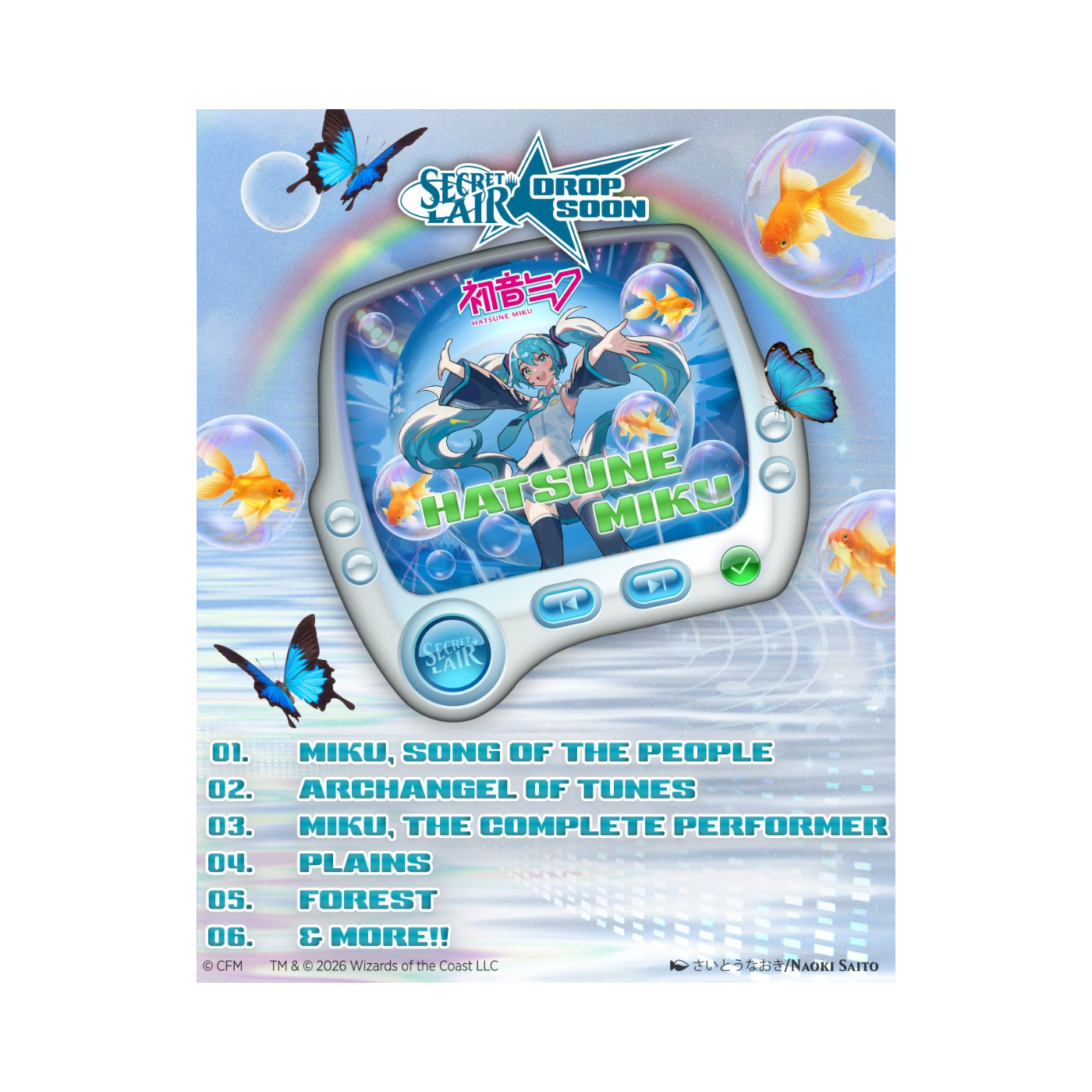 (PREVENTA) MTG Secret Lair - Hatsune Miku - Commander Deck - Inglés (LEER DESCRIPCIÓN)