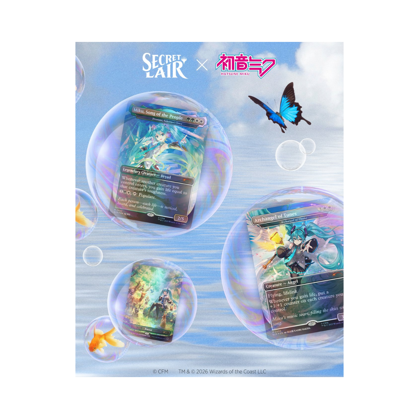 (PREVENTA) MTG Secret Lair - Hatsune Miku - Commander Deck - Inglés (LEER DESCRIPCIÓN)