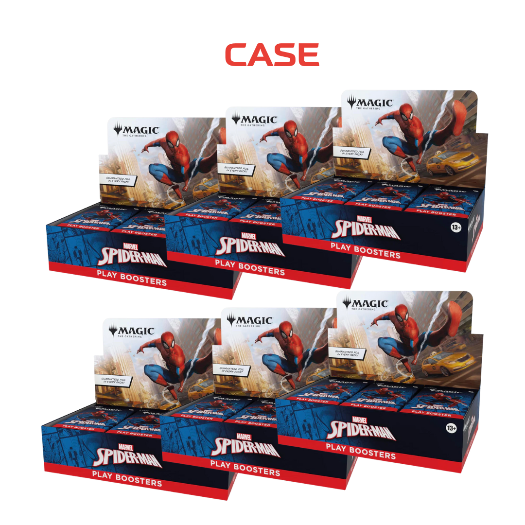 CASE  (x6 unidades) Spider-Man Play Booster (180 boosters)