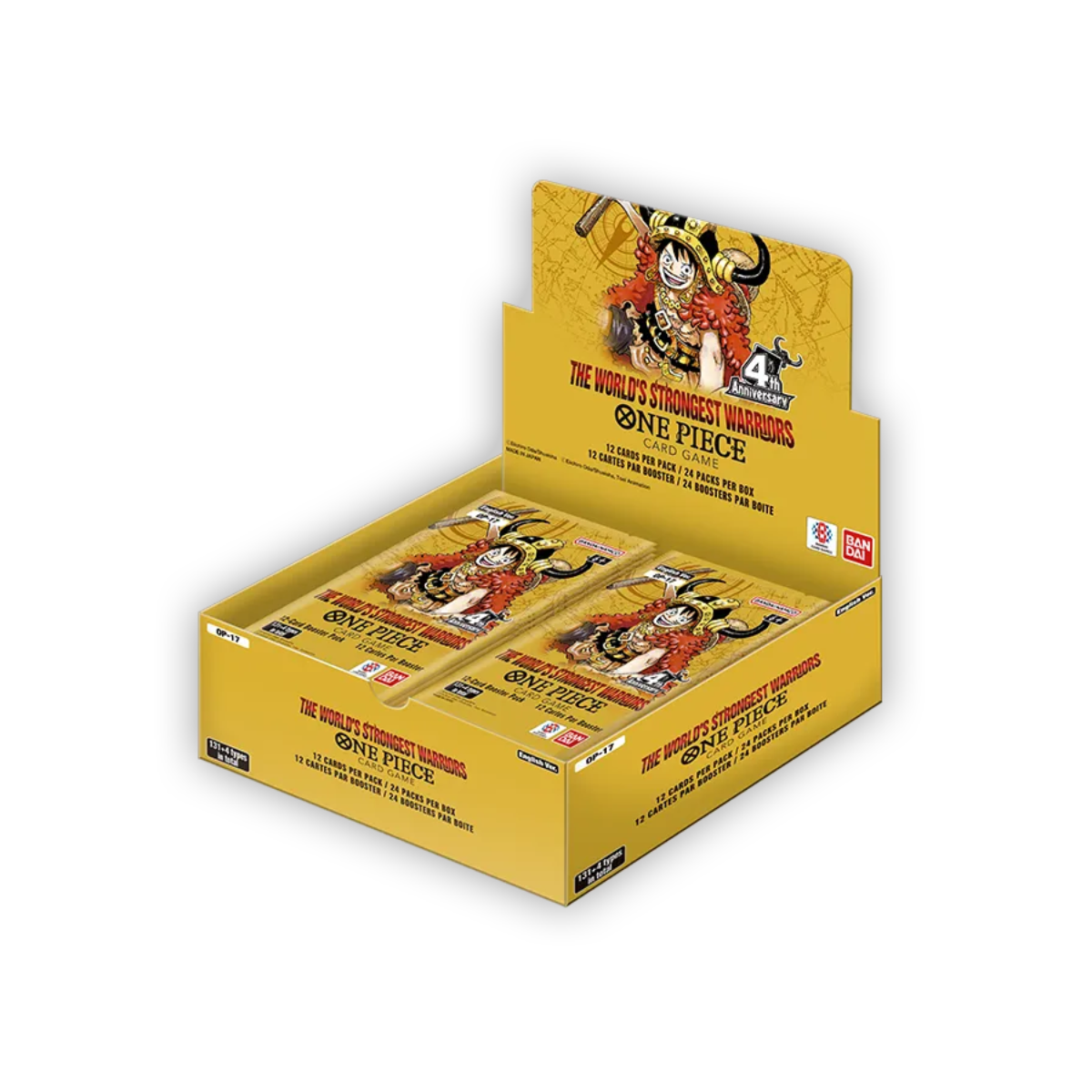 (PREVENTA) One Piece TCG - The World's Strongest Warriors [OP-17] - Booster Display - Inglés (LIMITADO A 2 - LEER DESCRIPCIÓN)