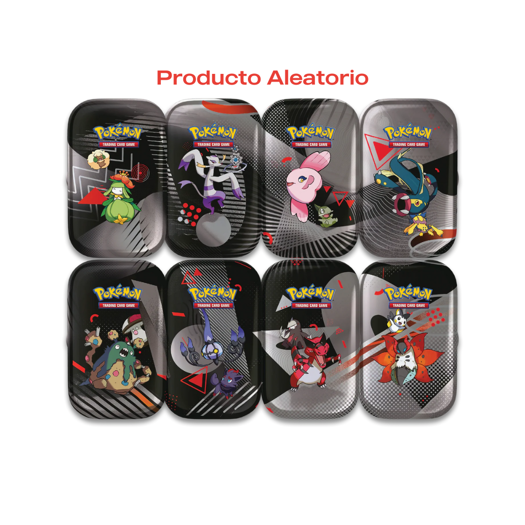Pokemon Tcg: Unova: Black Bolt & White Flare Mini Tin Producto Aleatorio Ingles