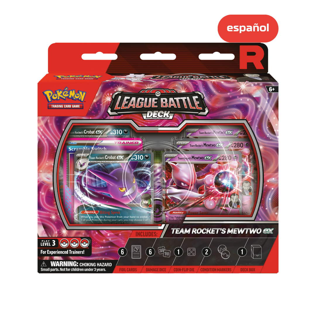 (PREVENTA) Pokémon TCG: Team Rocket´s Mewtwo ex - League Battle Deck - Español (APARTADO - LEER DESCRIPCION)