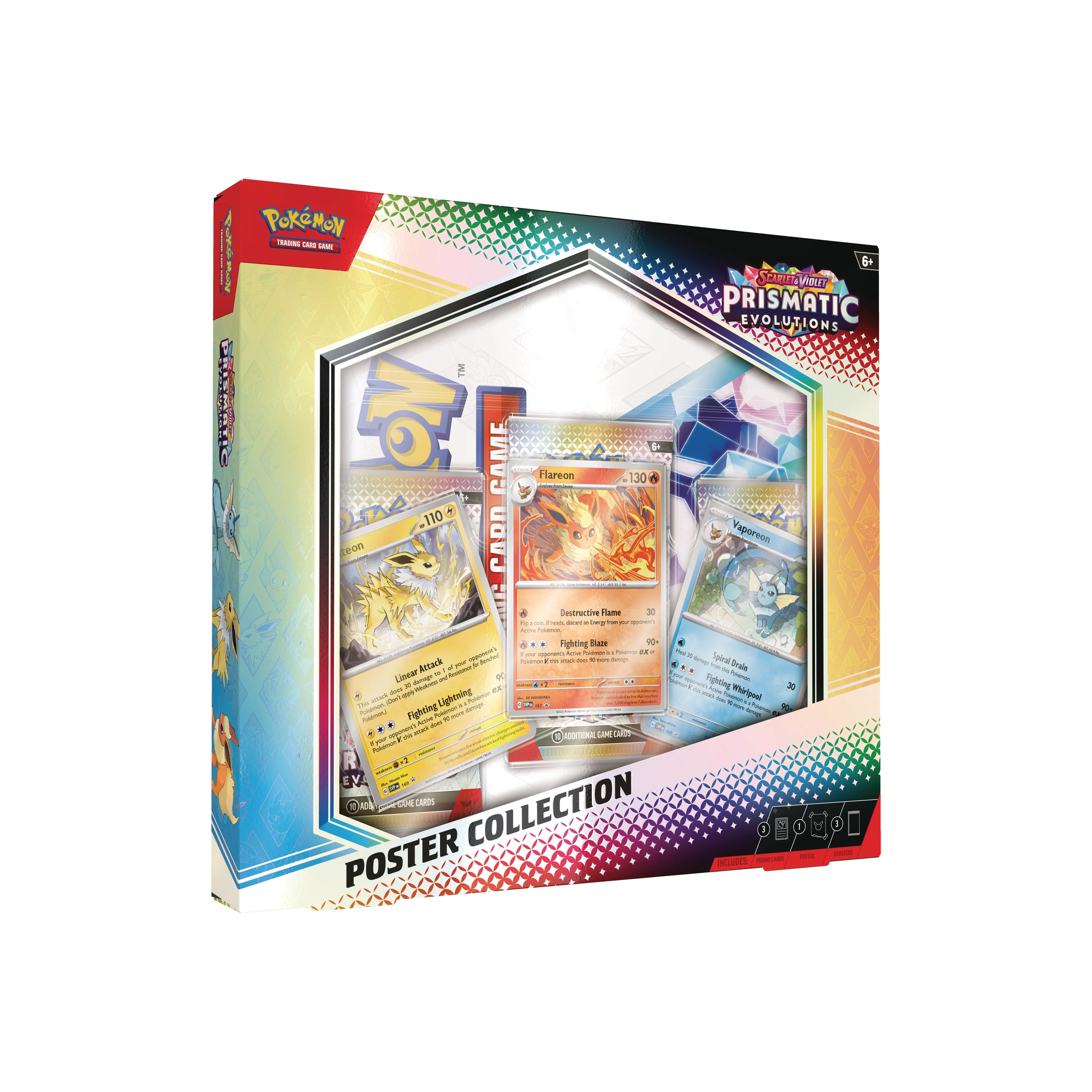 (PREVENTA) Poster Collection Prismatic Evolutions - INGLÉS (APARTADO LEER DESCRIPCION)