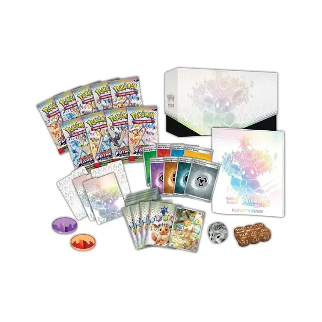 (PREVENTA) ETB Prismatic Evolutions ESPAÑOL (APARTADO LEER DESCRIPCION)