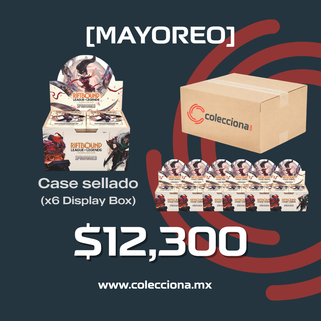 (MAYOREO) (PREVENTA) CASE Booster Display SPIRITFORGED (x6 BD) IMPORTANTE LEER DESCRIPCION ANTES DE COMPRAR