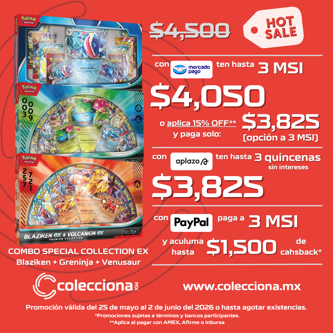 COMBO Special Collection EX - Greninja & Kingdra + Venusaur & Blastoise + Blaziken & Volcanion