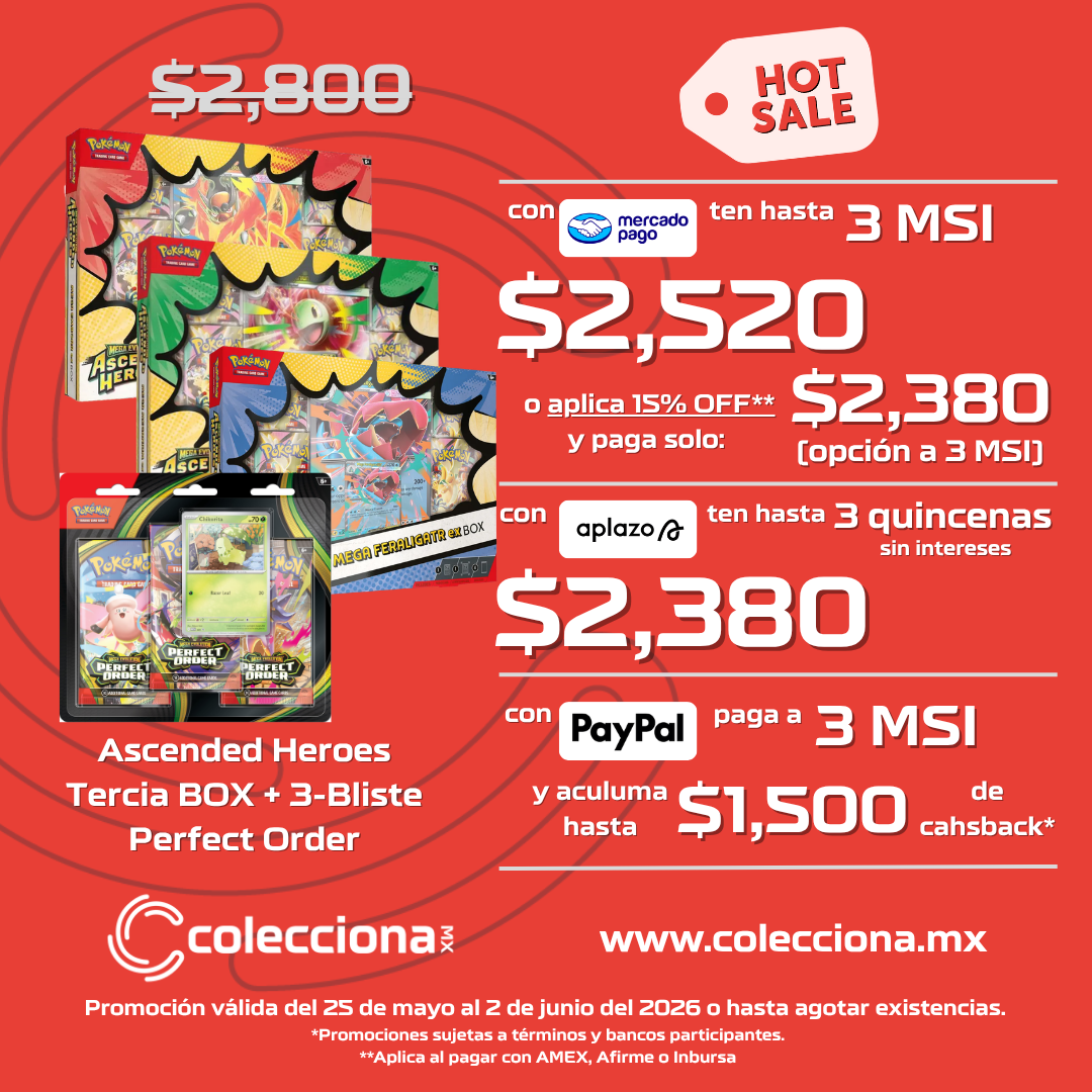 COMBO Ascended Heroes Box (Emboard + Feraligatr + Meganium) + 3-Blister Obsequio