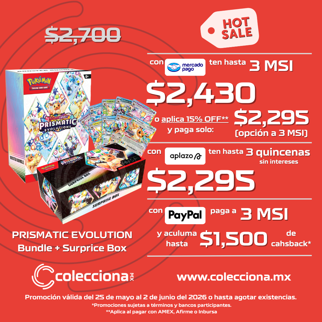 COMBO Prismatic Evolution: x1 Bundle + x1 Surprice Box